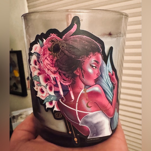 Cancer ♋️ Crystal Candle - Picture 3 of 10